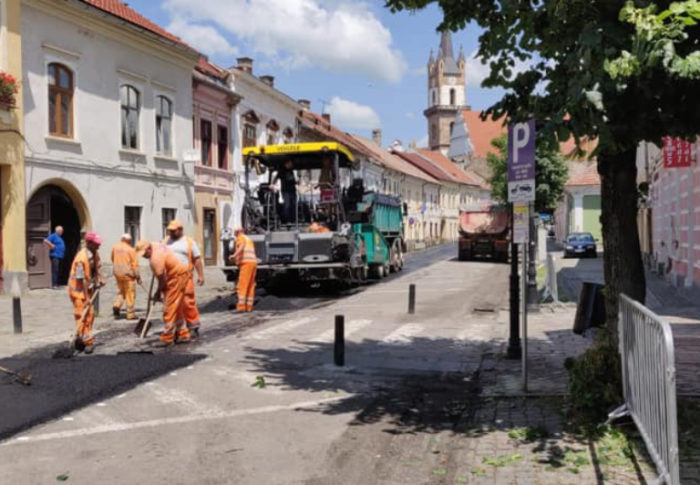 11 străzi din Bistrița au fost asfaltate anul acesta
