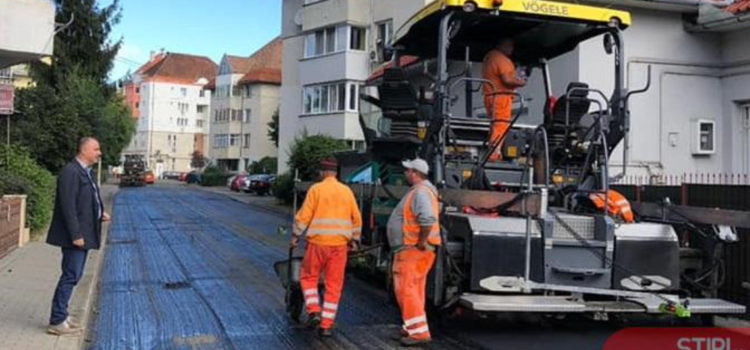 Din 6 aprilie, primăria Bistrița vrea să treacă la modernizarea primelor 19 din cele 50 de străzi cuprinse în programul de asfaltare
