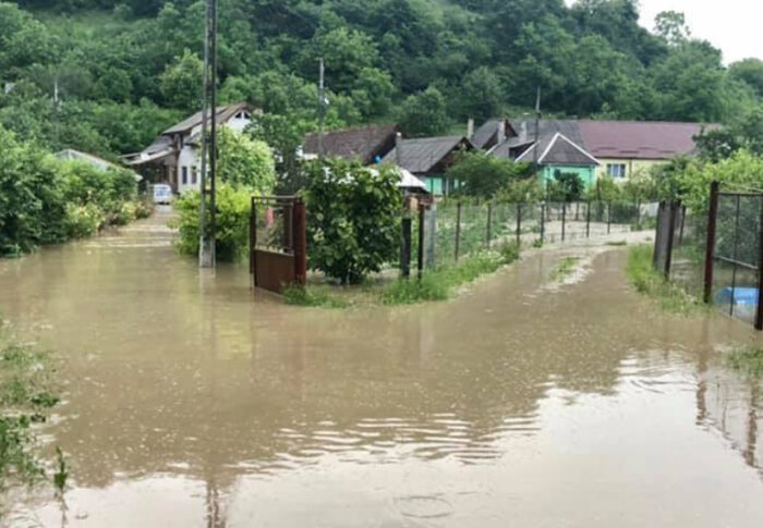Natura s-a dezlănțuit peste Bistrița