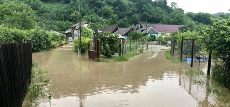 Natura s-a dezlănțuit peste Bistrița