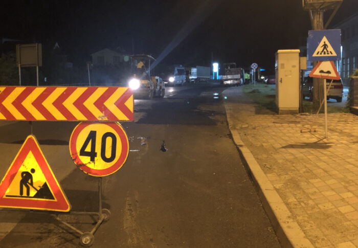În zonele intens circulate lucrăm pe timp de noapte