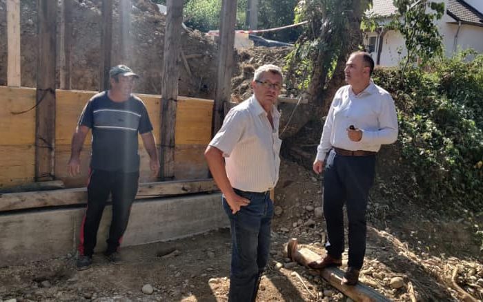 Bistrițenii din Ghinda vor avea un pod provizoriu.