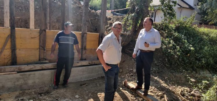 Bistrițenii din Ghinda vor avea un pod provizoriu.